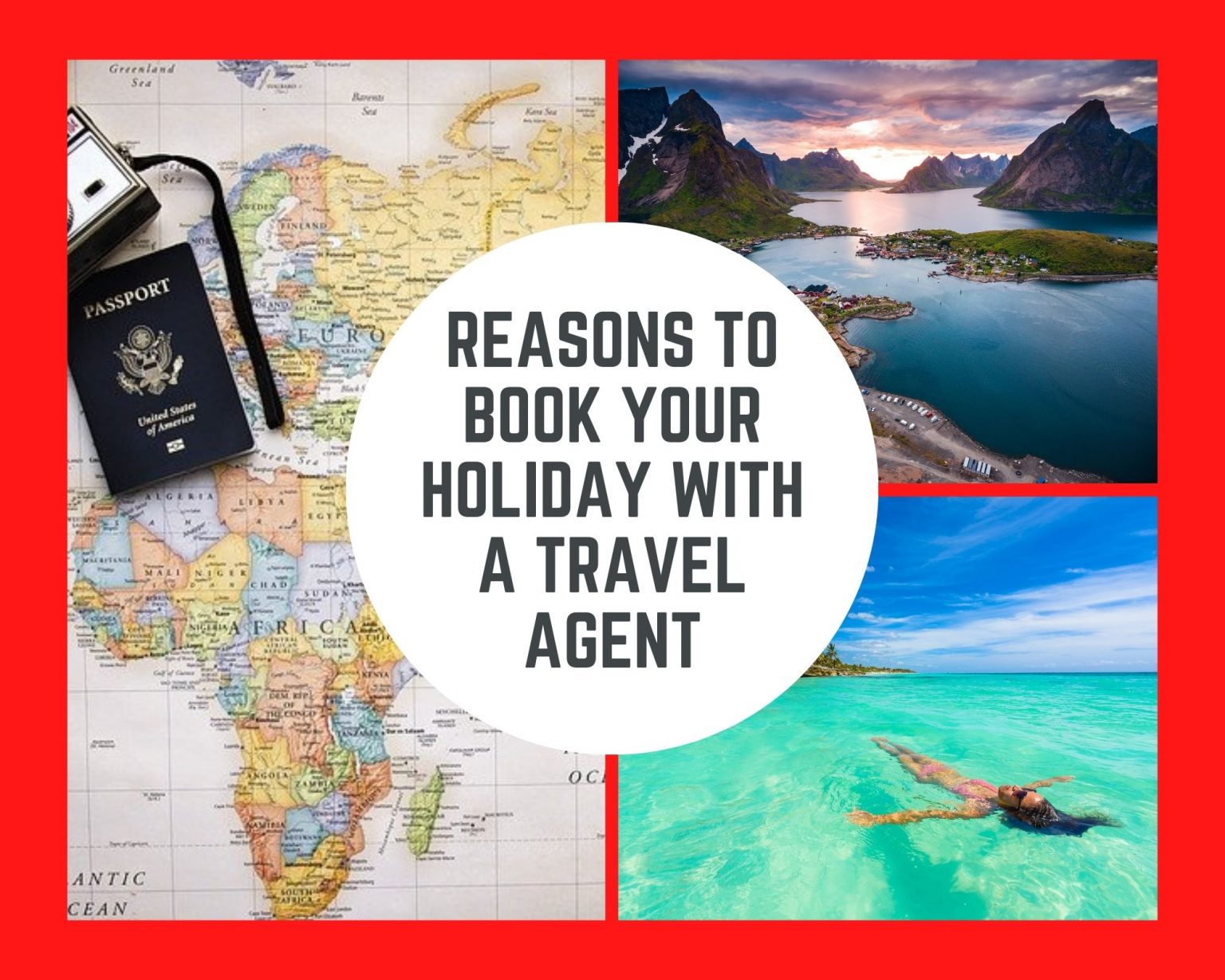 book with travel agent or online